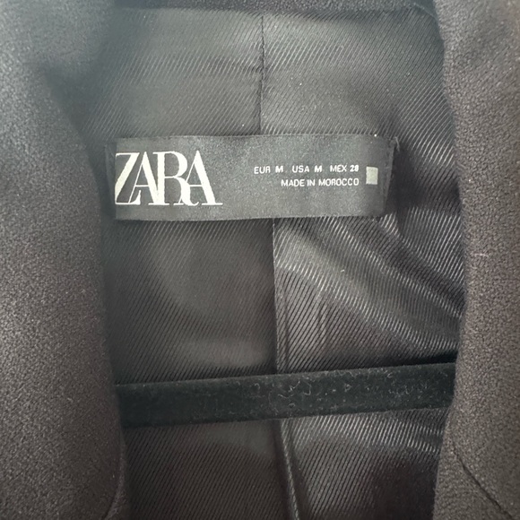 Zara Classic Double Breasted Gold Button Blazer - Picture 6 of 8